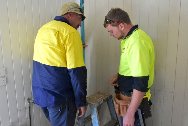 Trainees hard at work!