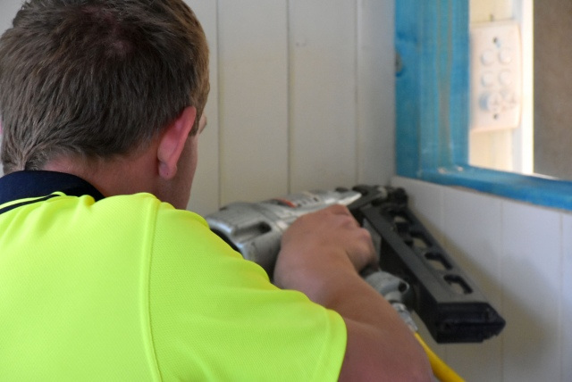 Trainees hard at work!