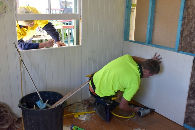 Trainees hard at work!